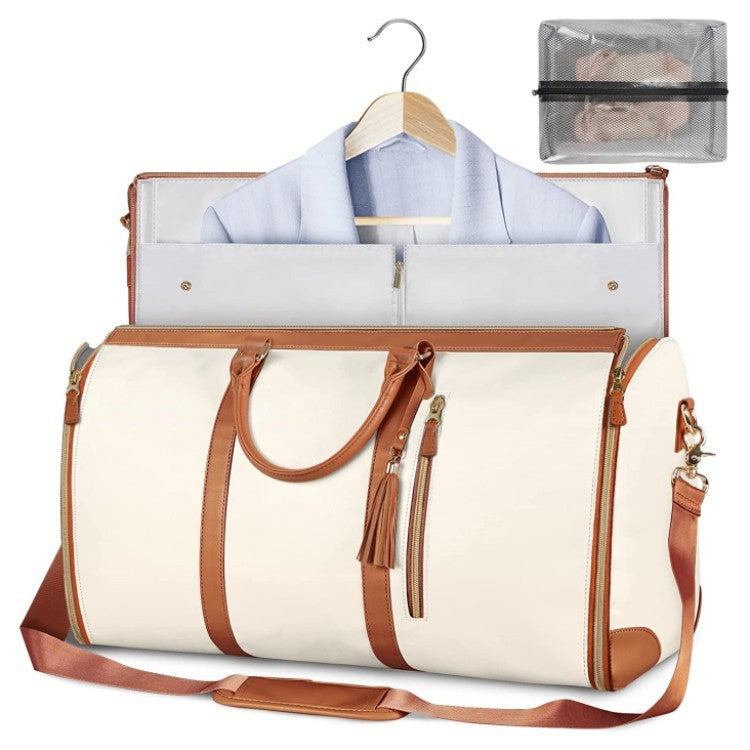 👜 Large Travel Duffle Bag – Waterproof Folding Suit & Clothes Tote CJ