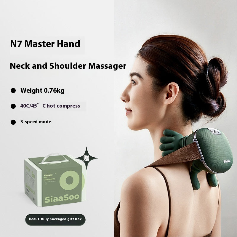 Master Hand Shoulder & Neck Massager with Heat Compress CJ