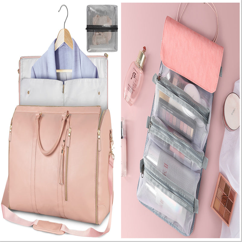 👜 Large Travel Duffle Bag – Waterproof Folding Suit & Clothes Tote CJ