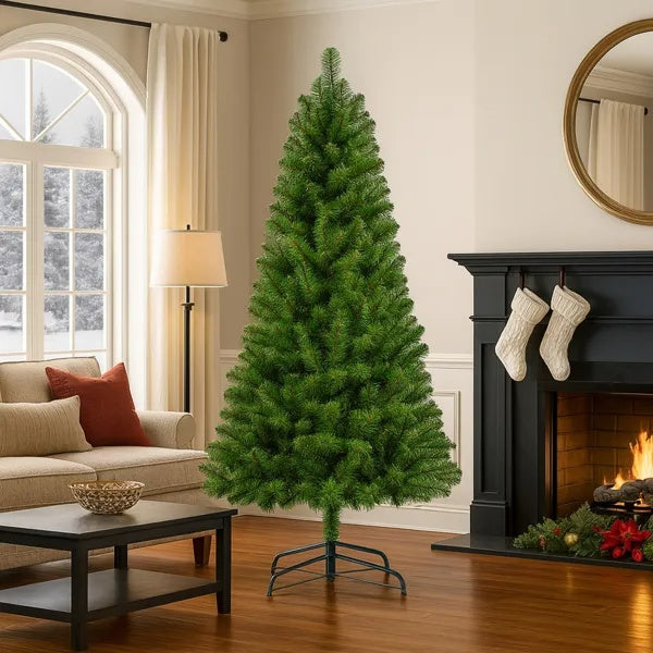 7FT Unlit Artificial Christmas Tree With 775 Tips CJ US