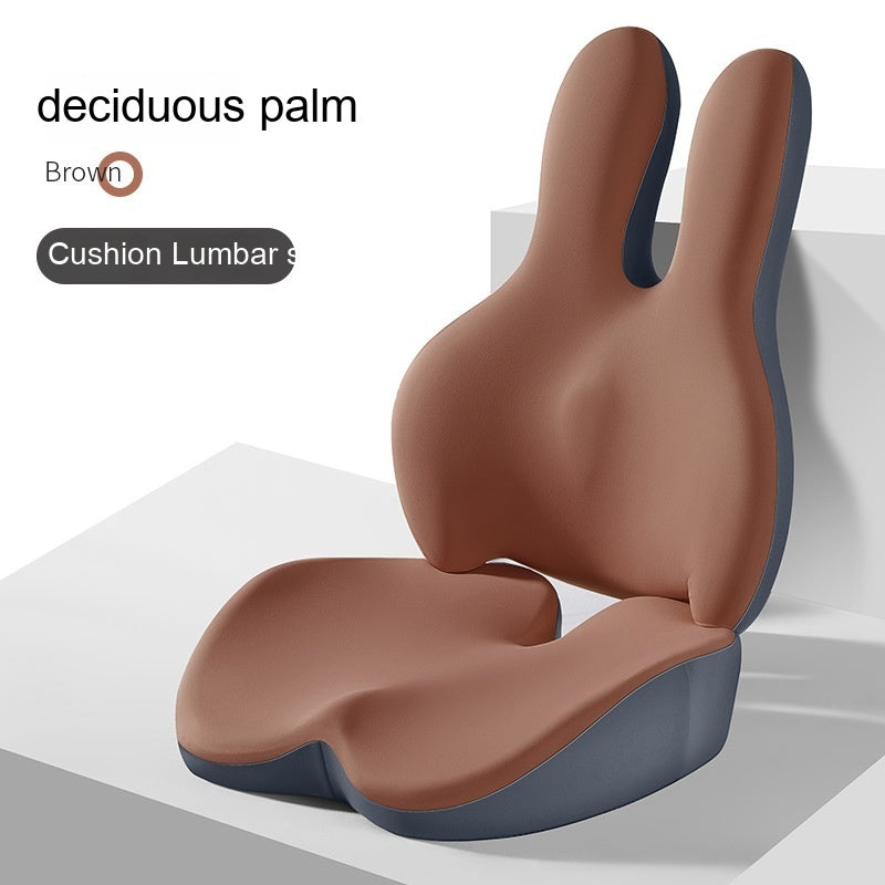 🚗 Car Heightening Cushion – Backrest & Lumbar Pad Driving Seat Support CJ