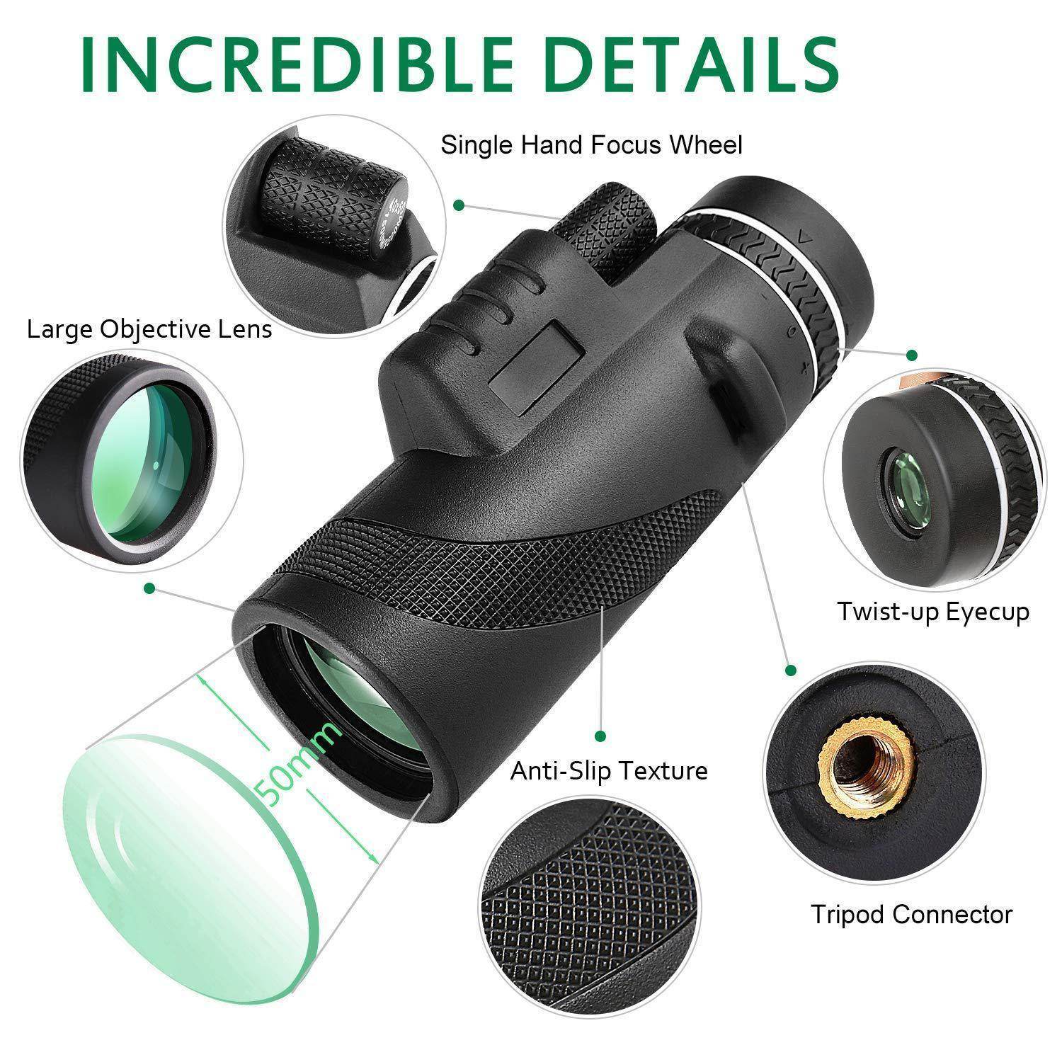 Handheld monocular telescope - SmartPursue™