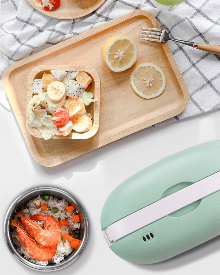 Portable Cooking Electric Lunch Box Stainless Steel - SmartPursue™