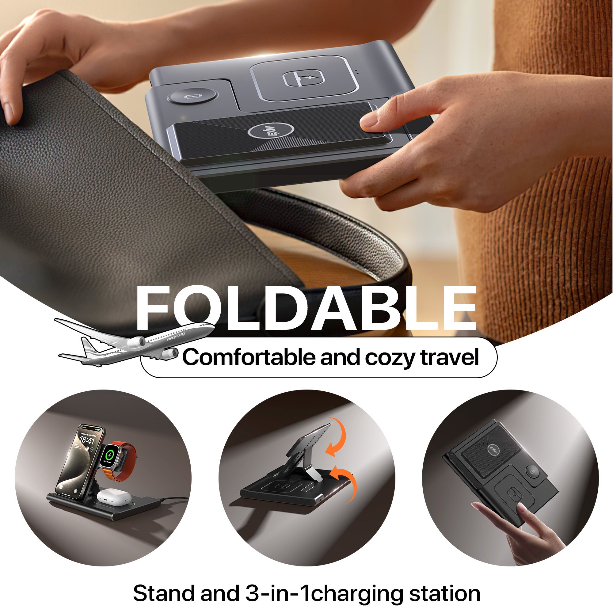 Wireless Charging Sation For Multiple Devices 15W Fast Charging Stand - SmartPursue™