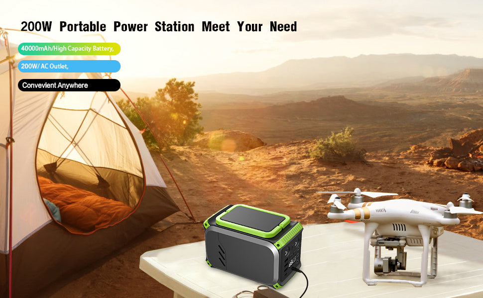 Portable Solar Camping Power Station - SmartPursue™