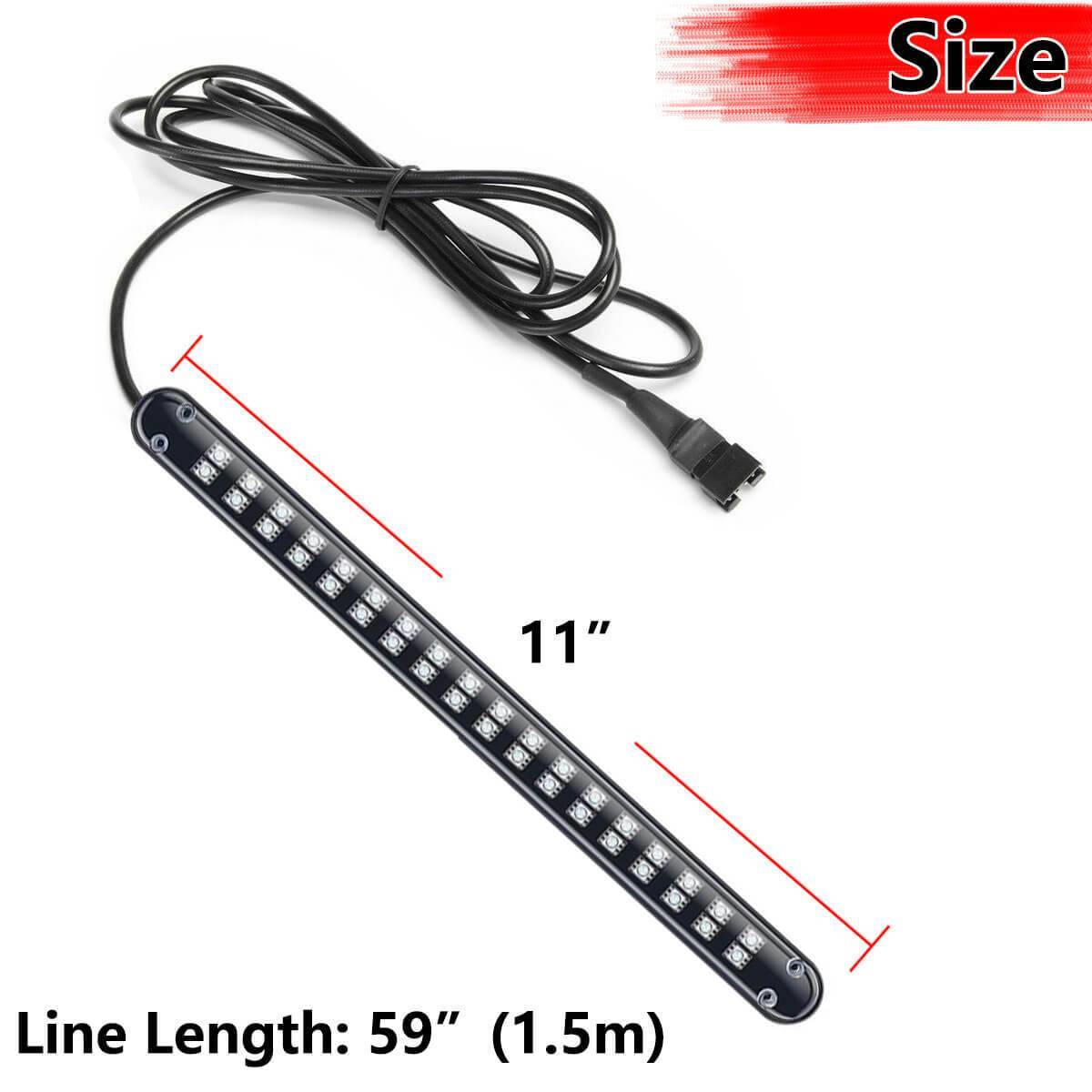 RGB Car Underglow Neon Strip Kit CJ US