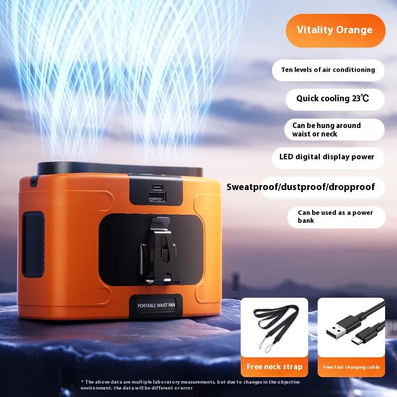 Portable Waist and Neck Fan Travel & Portable Gadgets