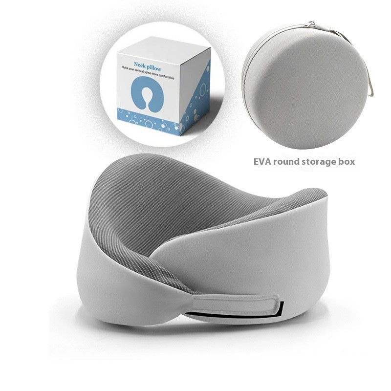 🌟 Adjustable Memory Foam U‑Shaped Travel Neck Pillow - SmartPursue™