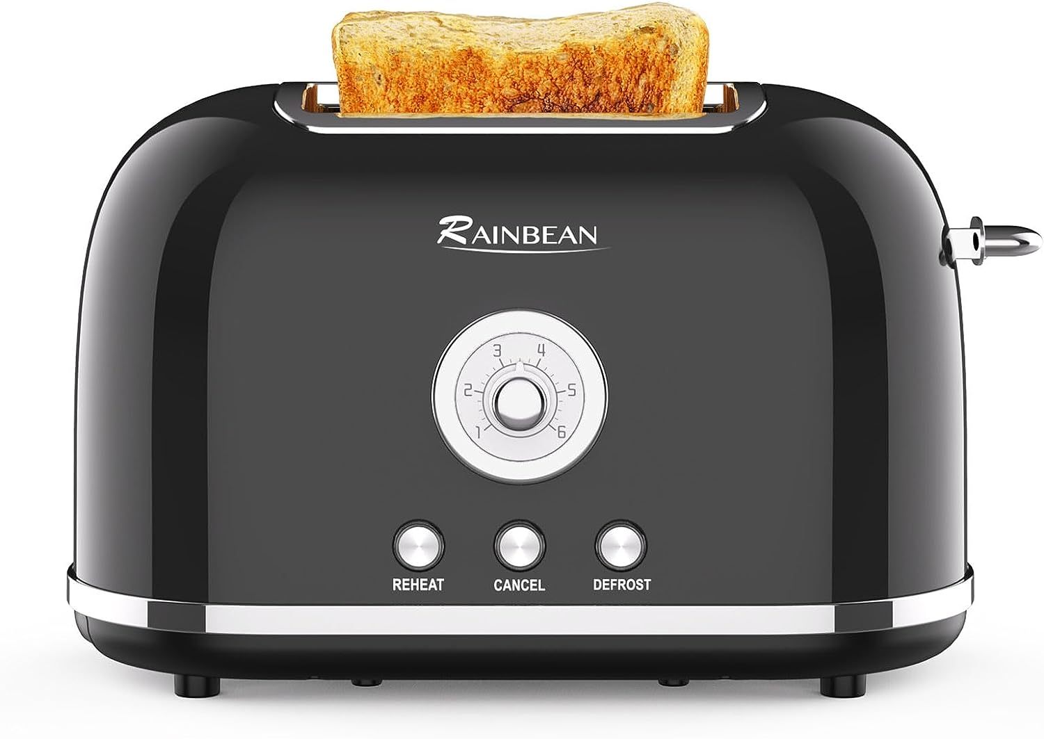 Retro 2-Slice Stainless Steel Toaster Smart Kitchen & Home
