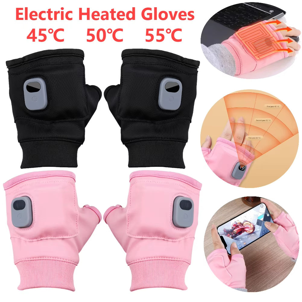 🧤 Electric Heating Winter Gloves – USB Rechargeable Smart Warm Gloves Travel & Portable Gadgets