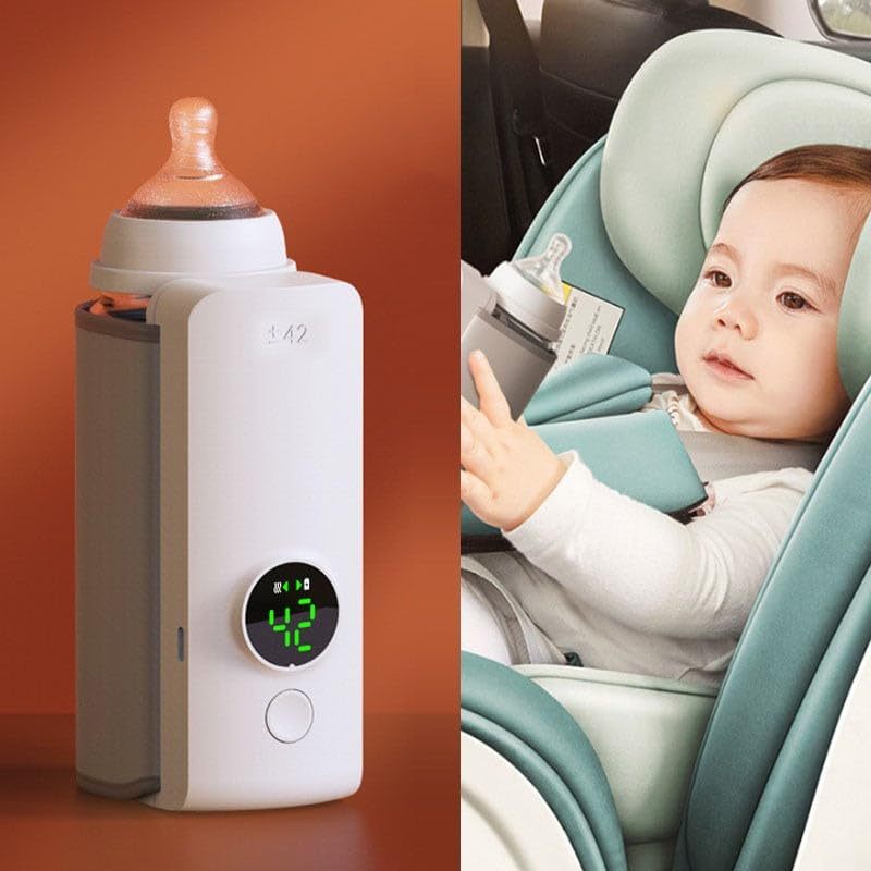 🍼 Portable Baby Bottle Warmer – Wireless USB Rechargeable Heating Bag CJ