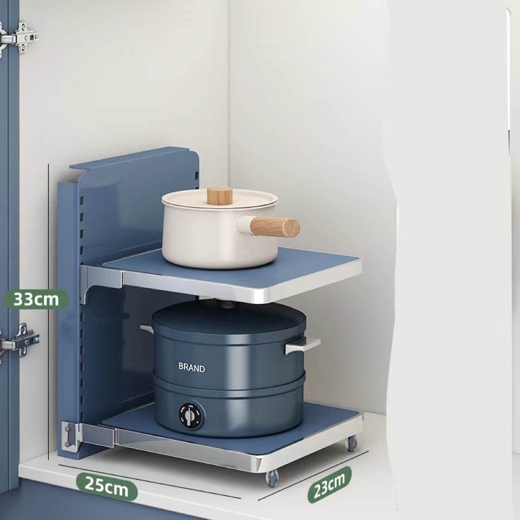 Multi-Layer Under Sink Kitchen Pot Rack - SmartPursue™