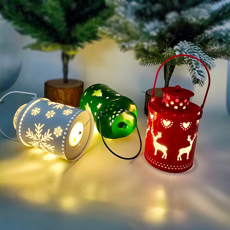 Christmas Candle Lights LED Small Lanterns Wind Lights CJ
