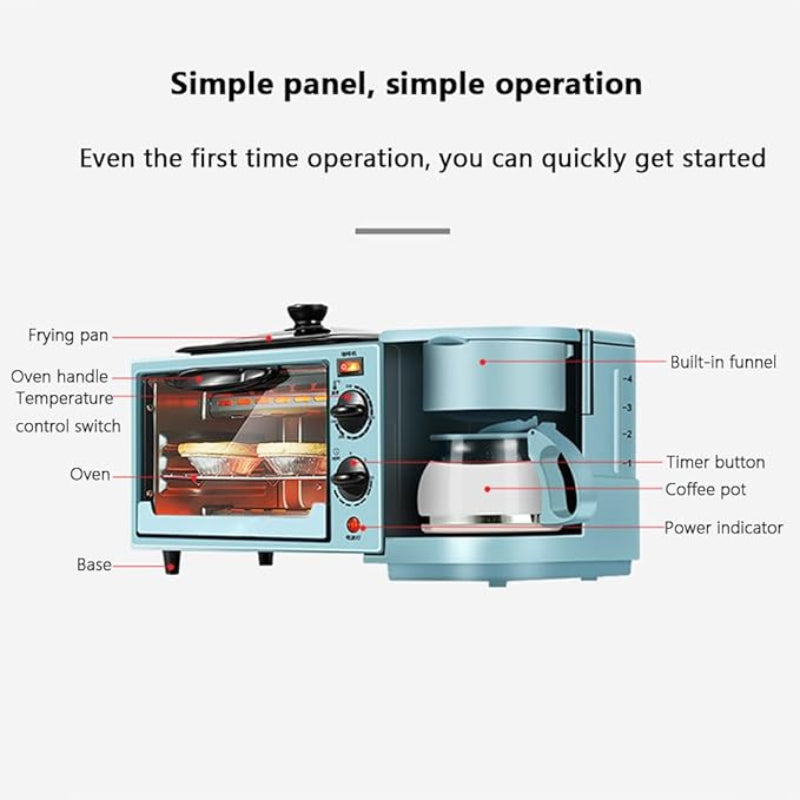 3-in-1 Breakfast and Sandwich Maker - SmartPursue™