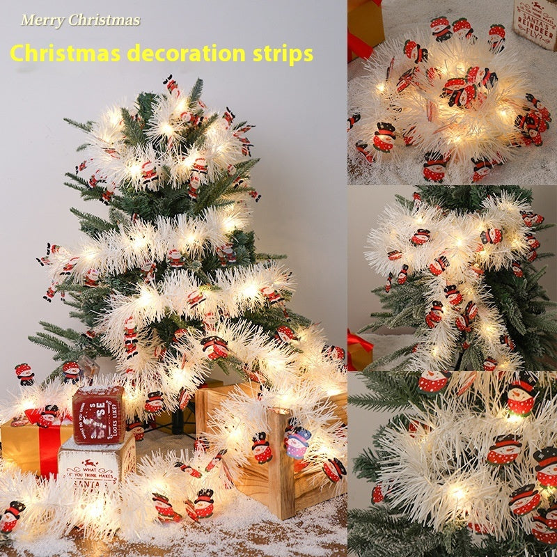 Christmas Ribbon Strip Light Band Atmosphere String CJ