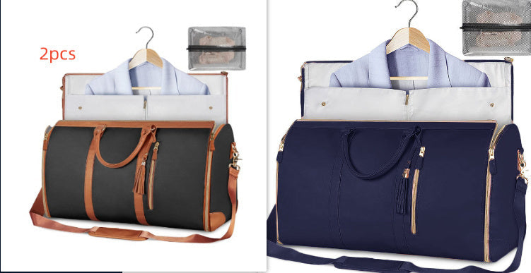 👜 Large Travel Duffle Bag – Waterproof Folding Suit & Clothes Tote CJ
