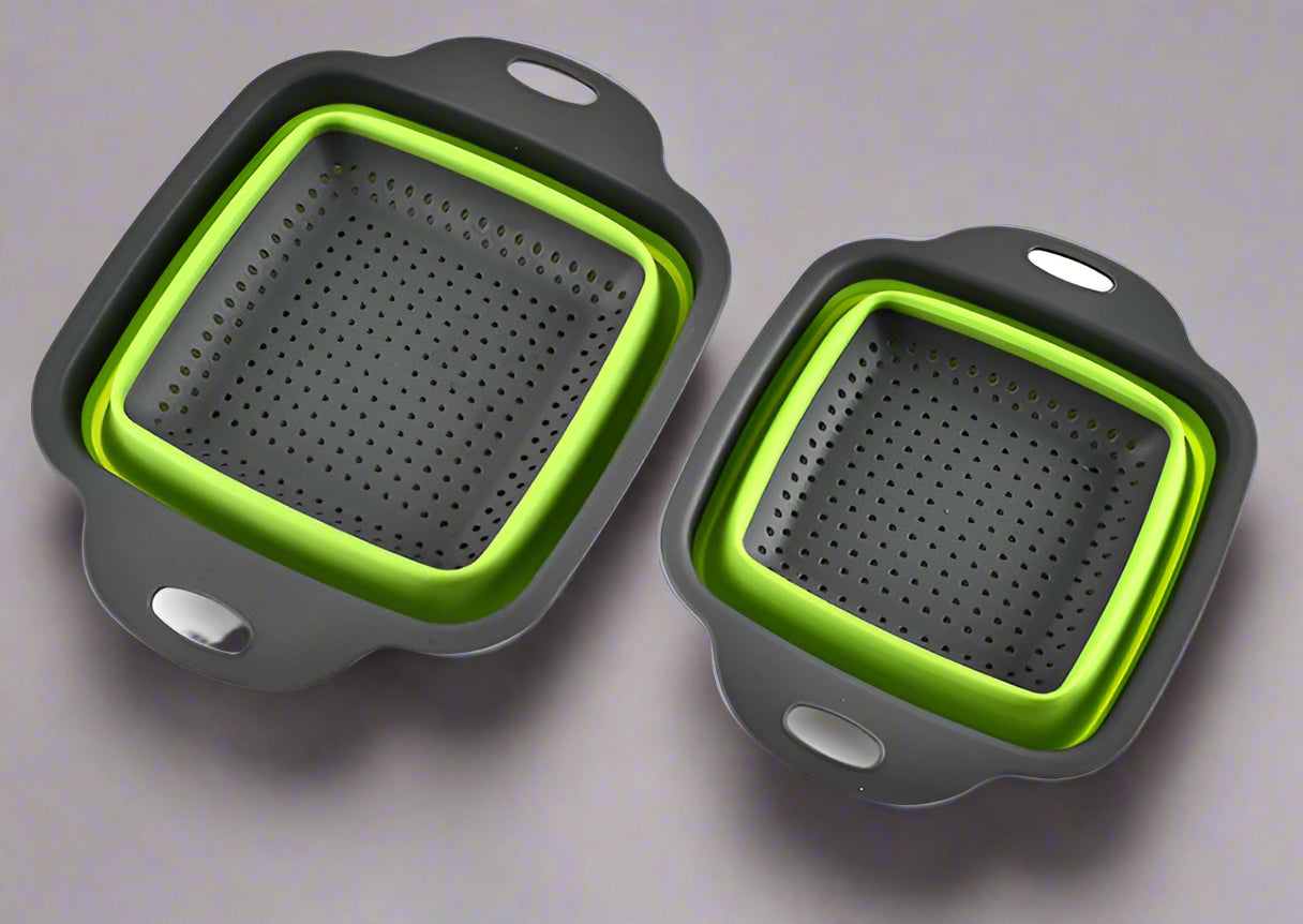 🧺 Square Folding Telescopic Drain Basket - SmartPursue™