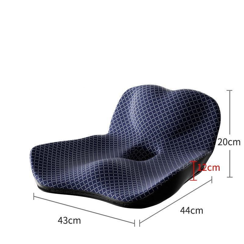 🔥 Heated Cushion with Backrest – Office & Home Ergonomic Seat Pad CJ