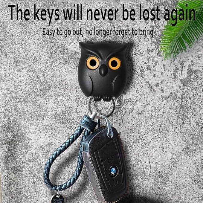 Creative Owl Night Wall Magnetic Keychain Holder - SmartPursue™