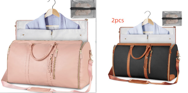 👜 Large Travel Duffle Bag – Waterproof Folding Suit & Clothes Tote CJ