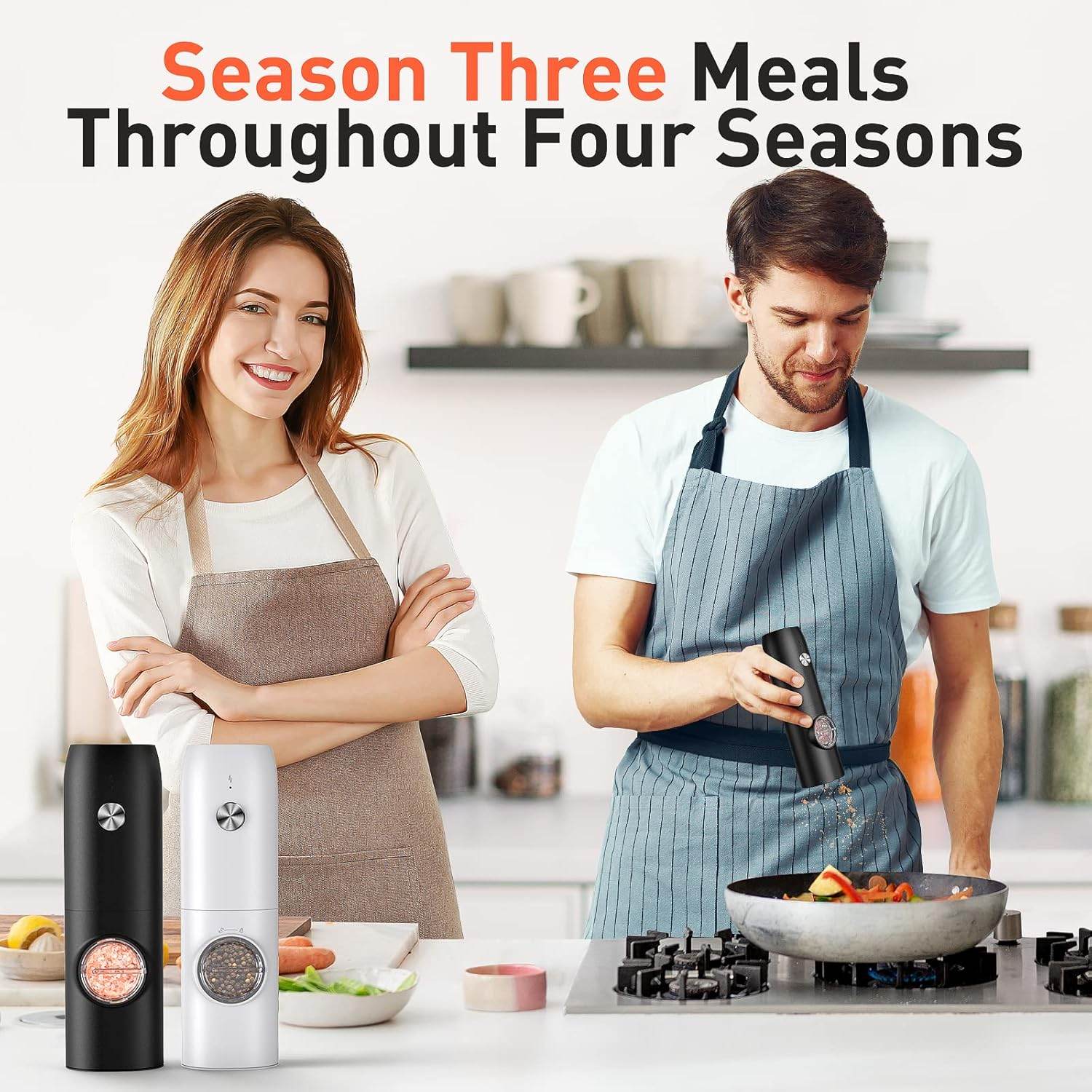 Electric Automatic Salt and Pepper Grinder - SmartPursue™