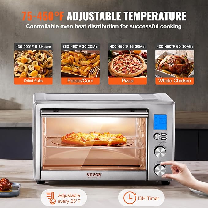 Countertop Convection Oven 28L – 10-in-1 Toaster - SmartPursue™