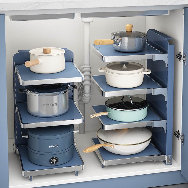 Multi-Layer Under Sink Kitchen Pot Rack - SmartPursue™