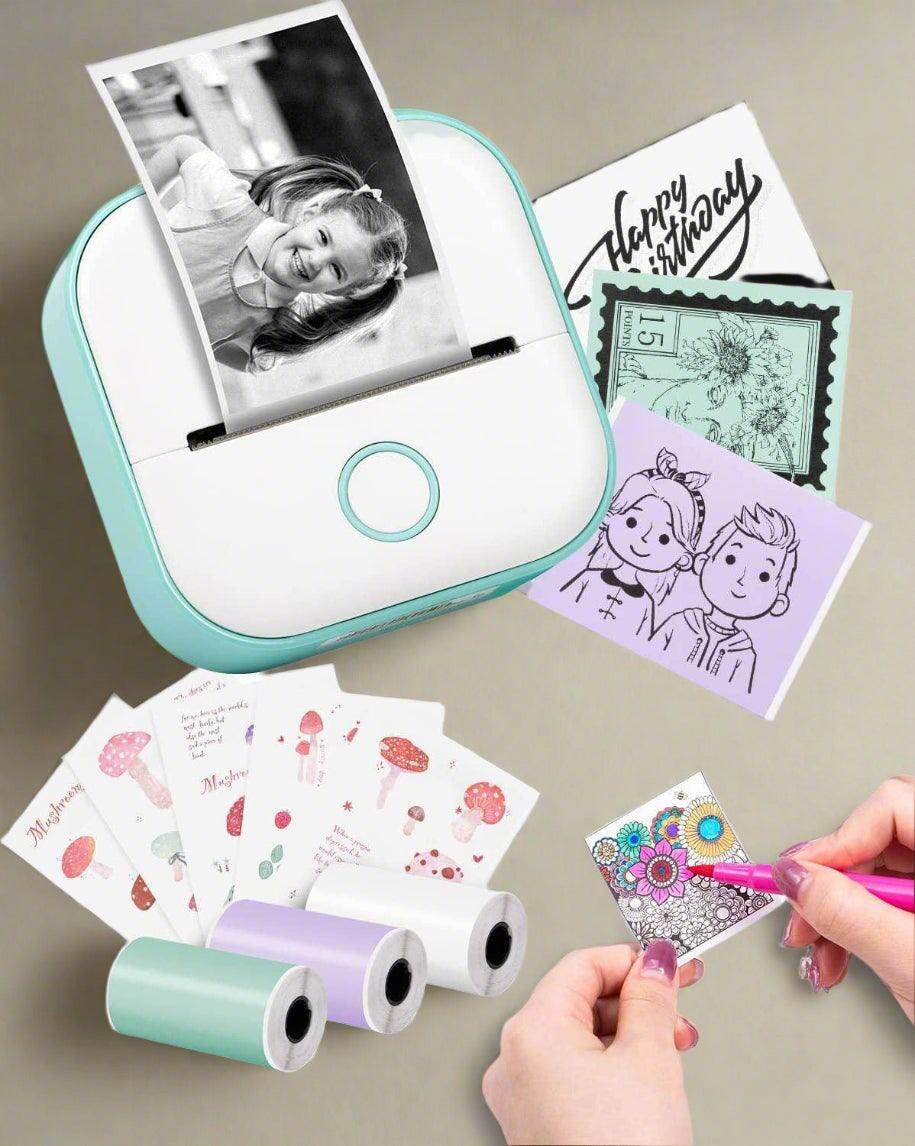 Portable inkless label printer for home use - SmartPursue™