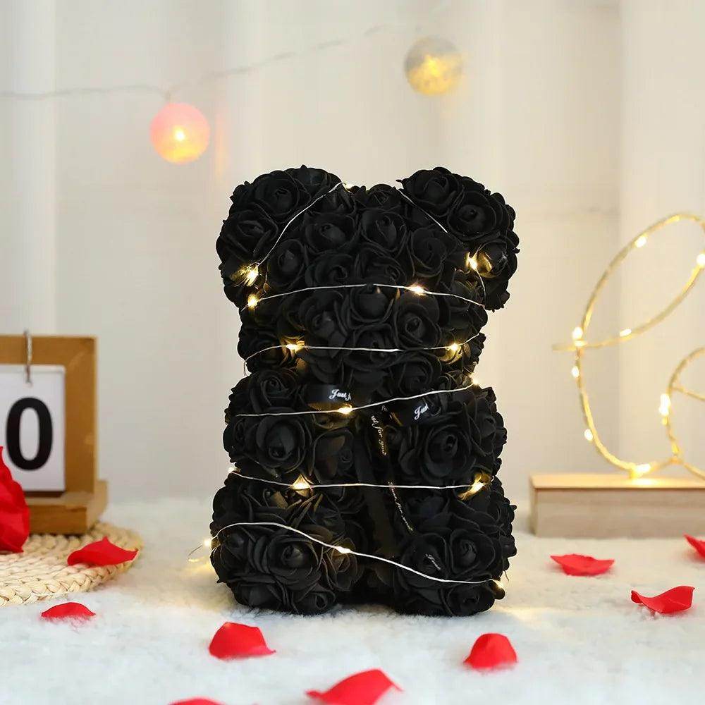 Teddy Rose Flower Bear - SmartPursue™