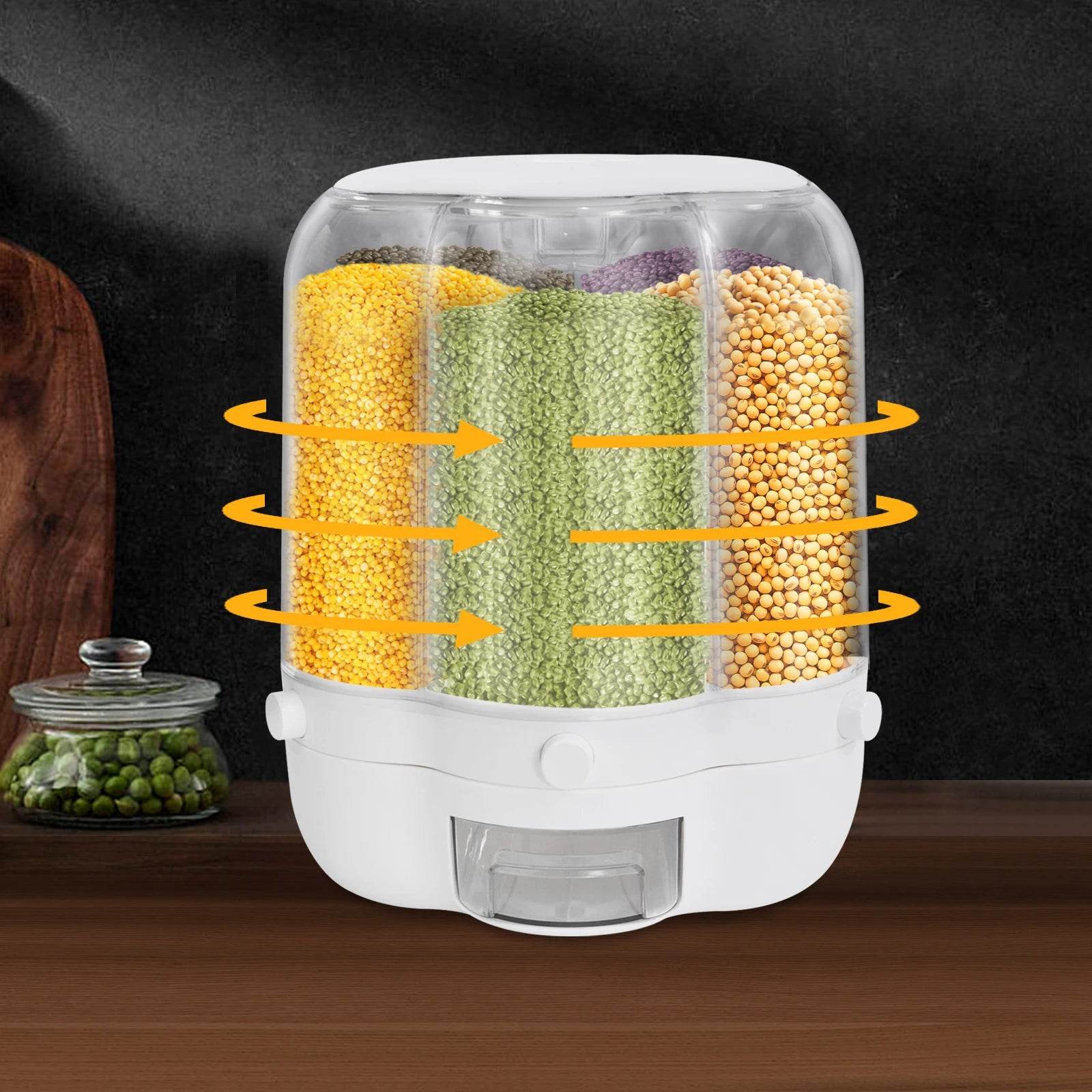 6-Grid Rotating Food Dispenser - SmartPursue™