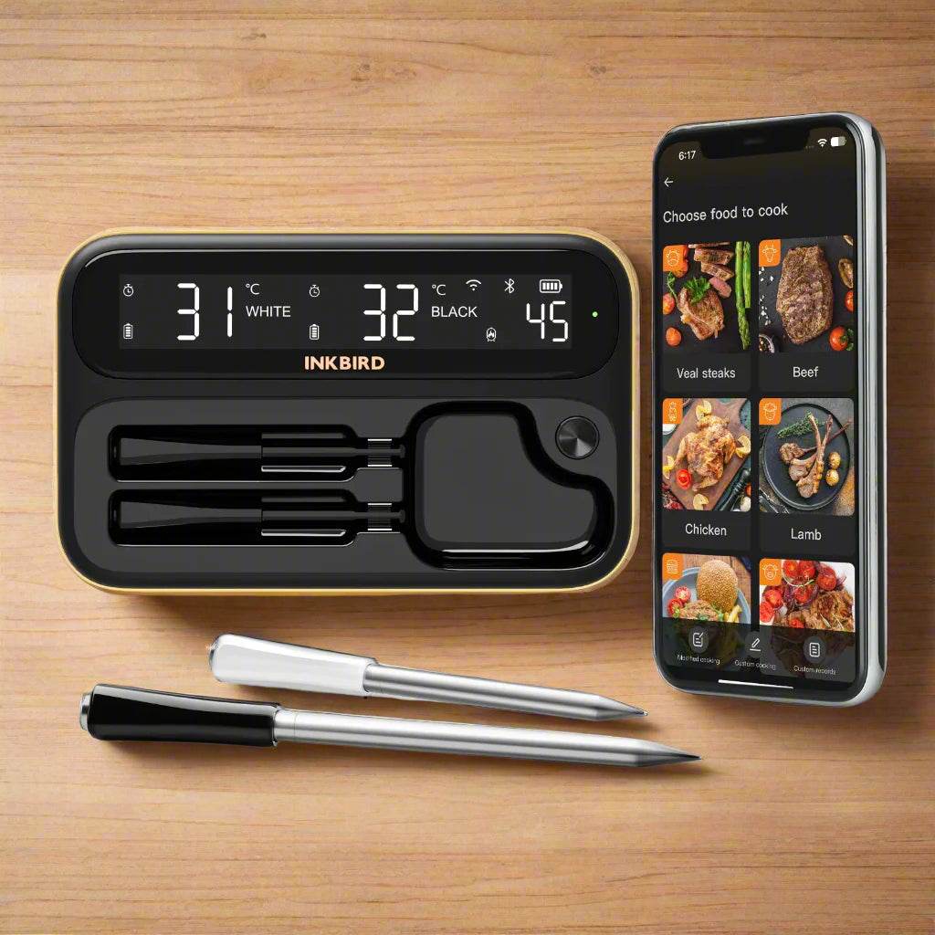 Smart Wireless Meat Thermometer with Dual-Probe Bluetooth - SmartPursue™
