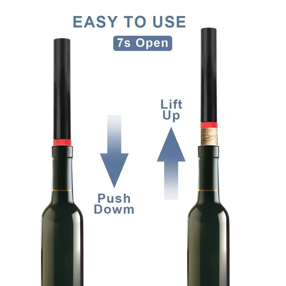 🍷 Air Pressure Wine Opener – Effortless Cork Removal with a Pop - SmartPursue™