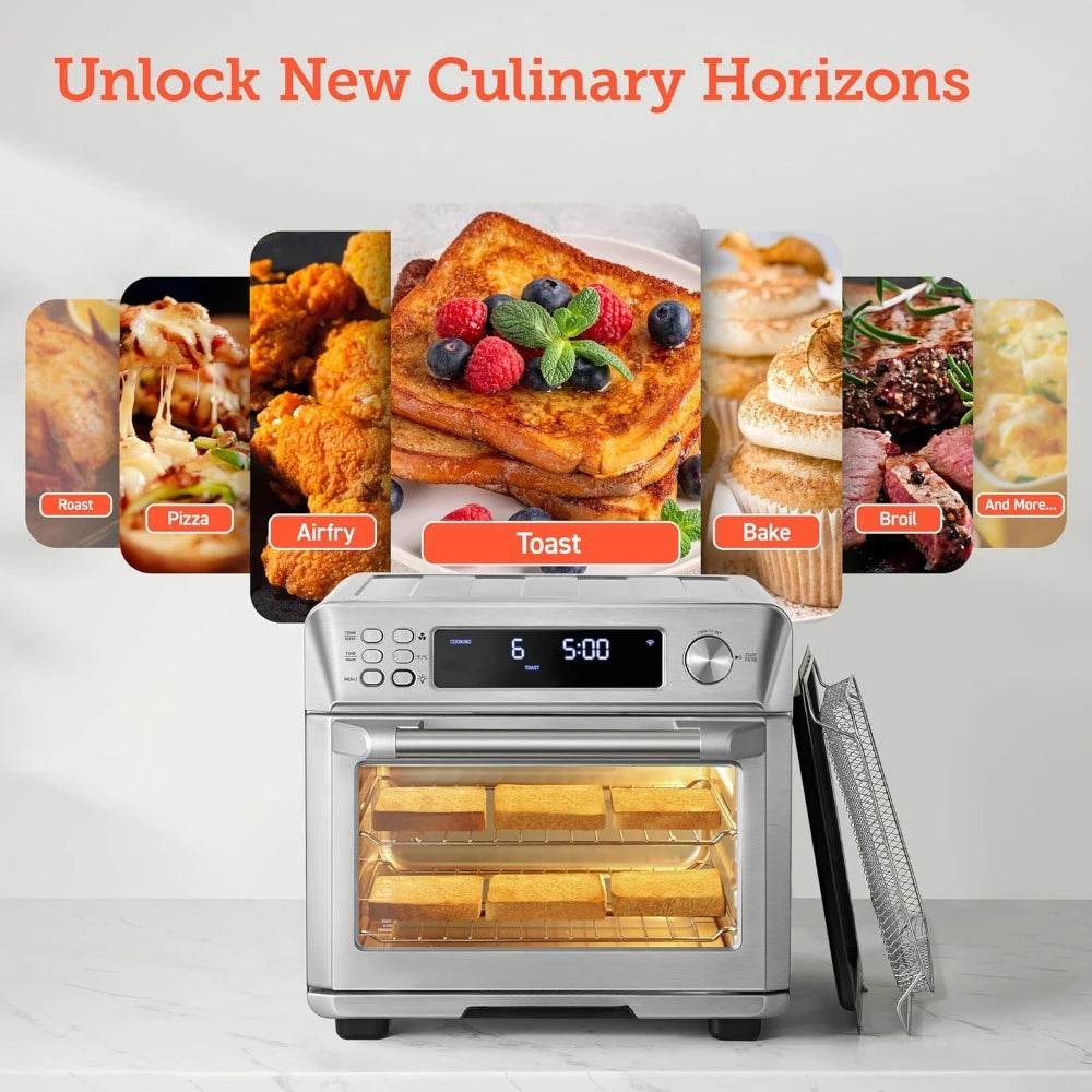 26-Quart Smart Air Fryer Convection Oven - Limited Stock – Ships in 24H - SmartPursue™