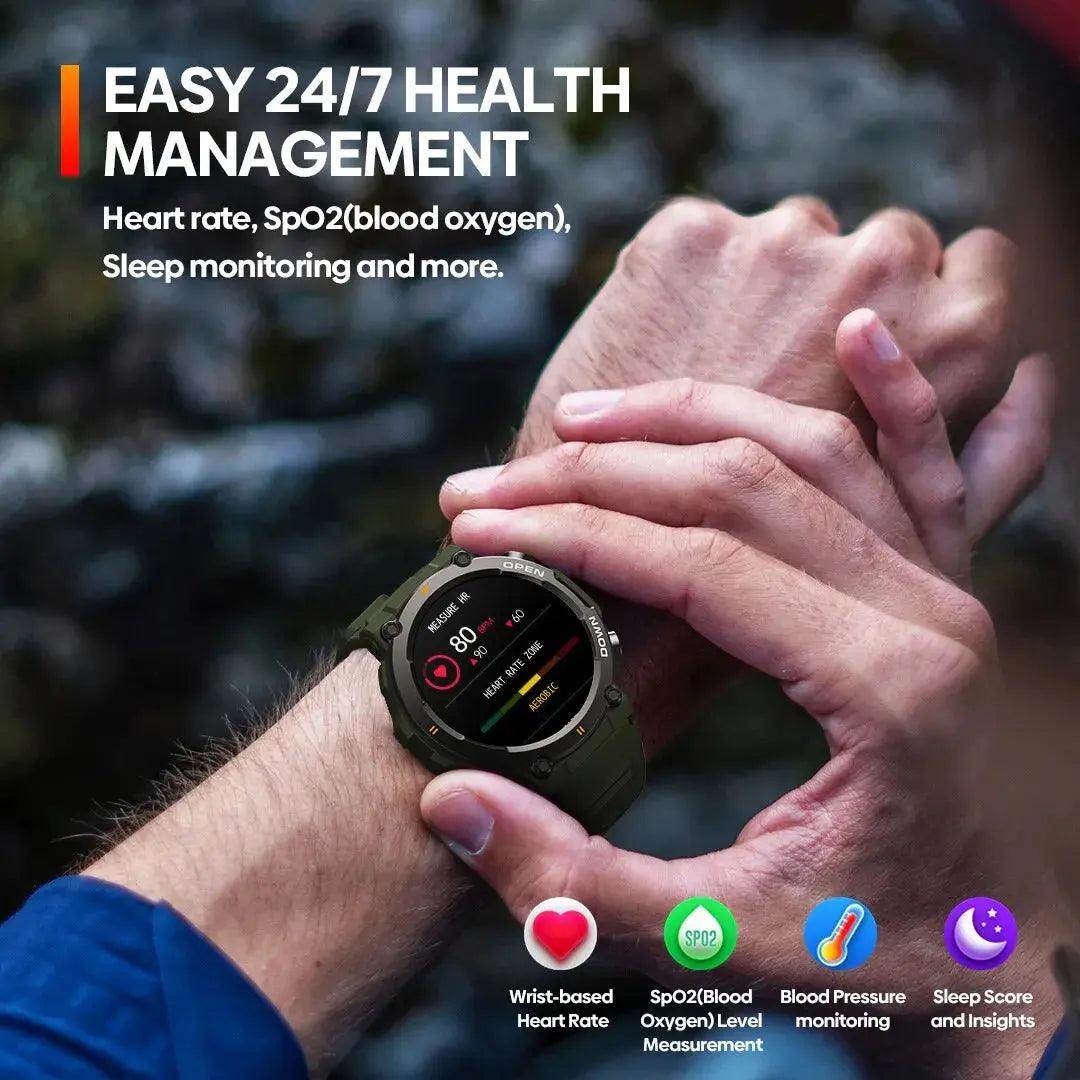 Rugged Fitness Sports Smartwatch for Men - SmartPursue™