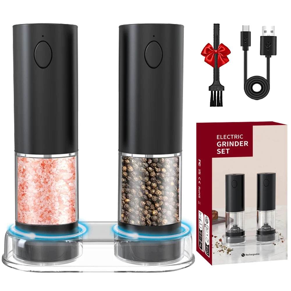 Rechargeable Electric Pepper Grinder – Adjustable Spice Mill - SmartPursue™