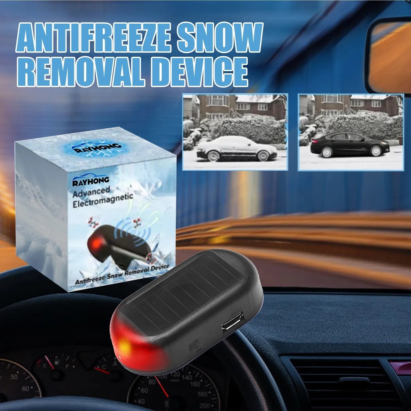 Interference Antifreeze Device Car Window Anti-Icing and Snow Jammer Winter Anti Ice and Snow Coverage Interference Antifreeze SmartPursue™