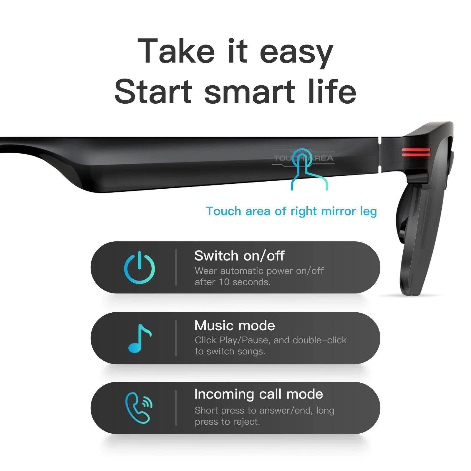 Smart Glasses with Wireless Call and Music - SmartPursue™