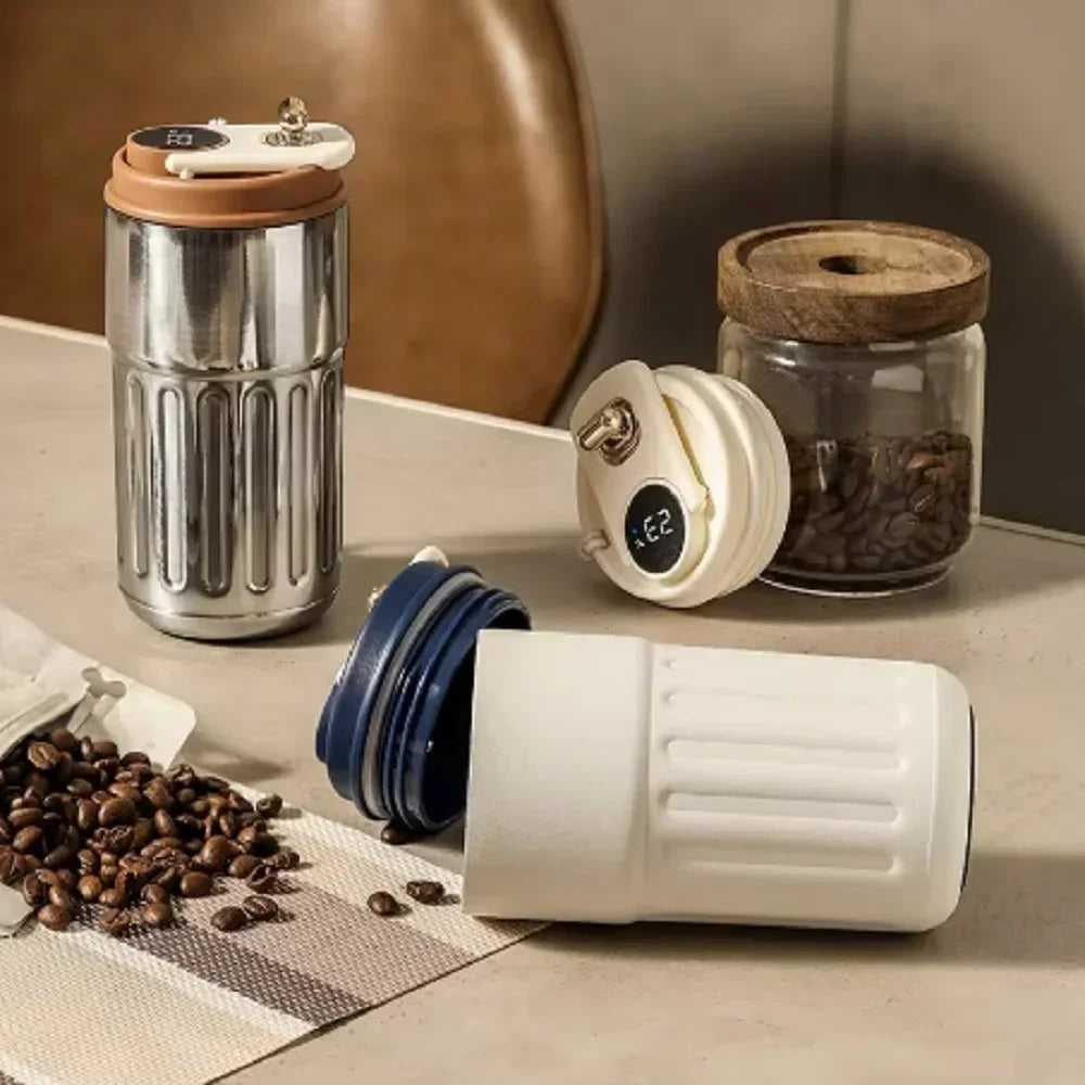 LED Display Smart Thermos Bottle – Hot & Cold Flask - SmartPursue™