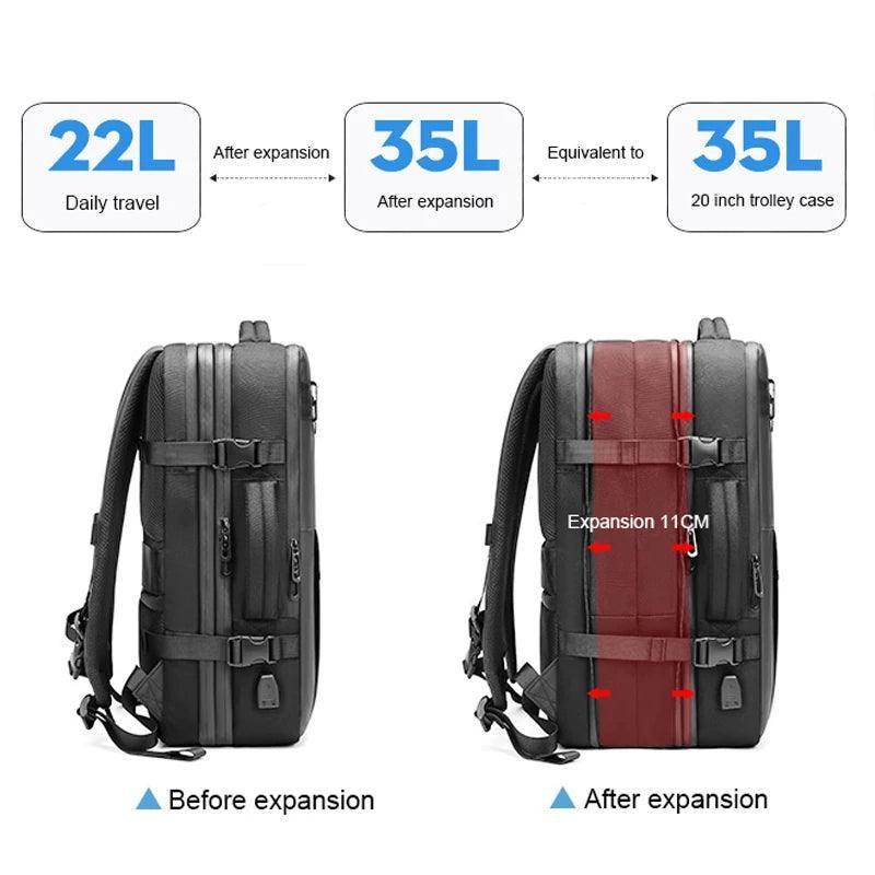 Airbag Backpack Waterproof Laptop Backpack - SmartPursue™