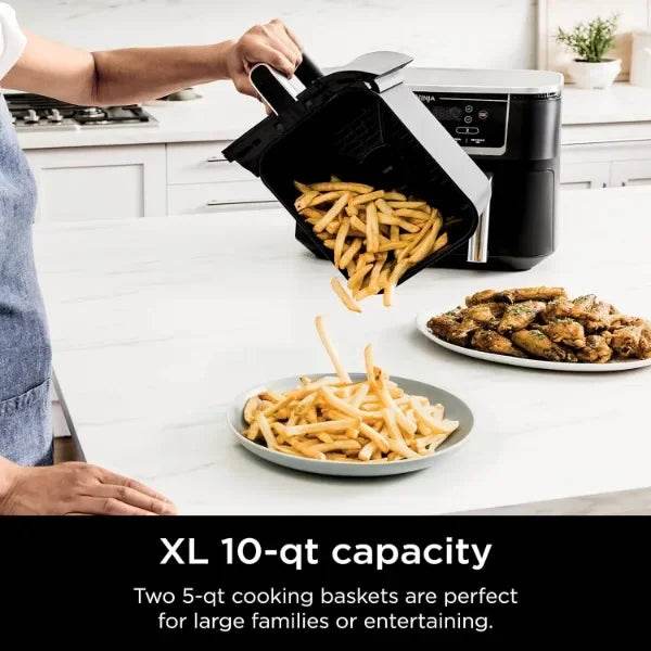 Dual Basket Air Fryer XL – 10-Quart 6-in-1 Limited Stock – Ships in 24H - SmartPursue™