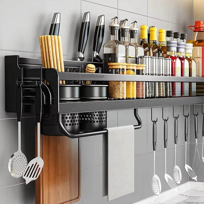Wall-Mounted Kitchen Spice Rack Organizer - SmartPursue™