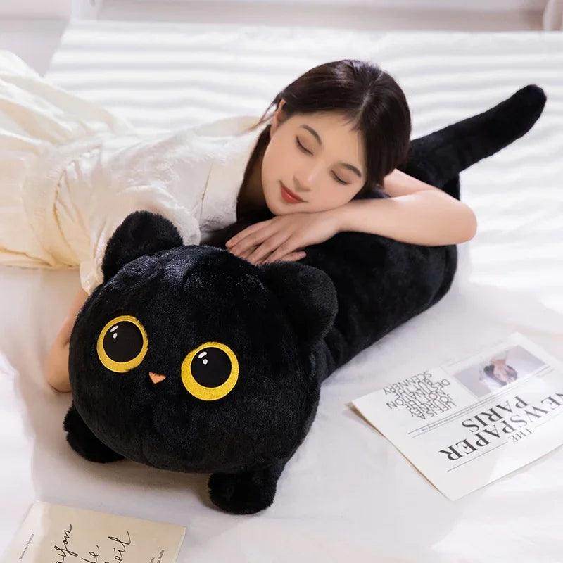 Cute Cat Lying Plush Sofa Pillow - SmartPursue™