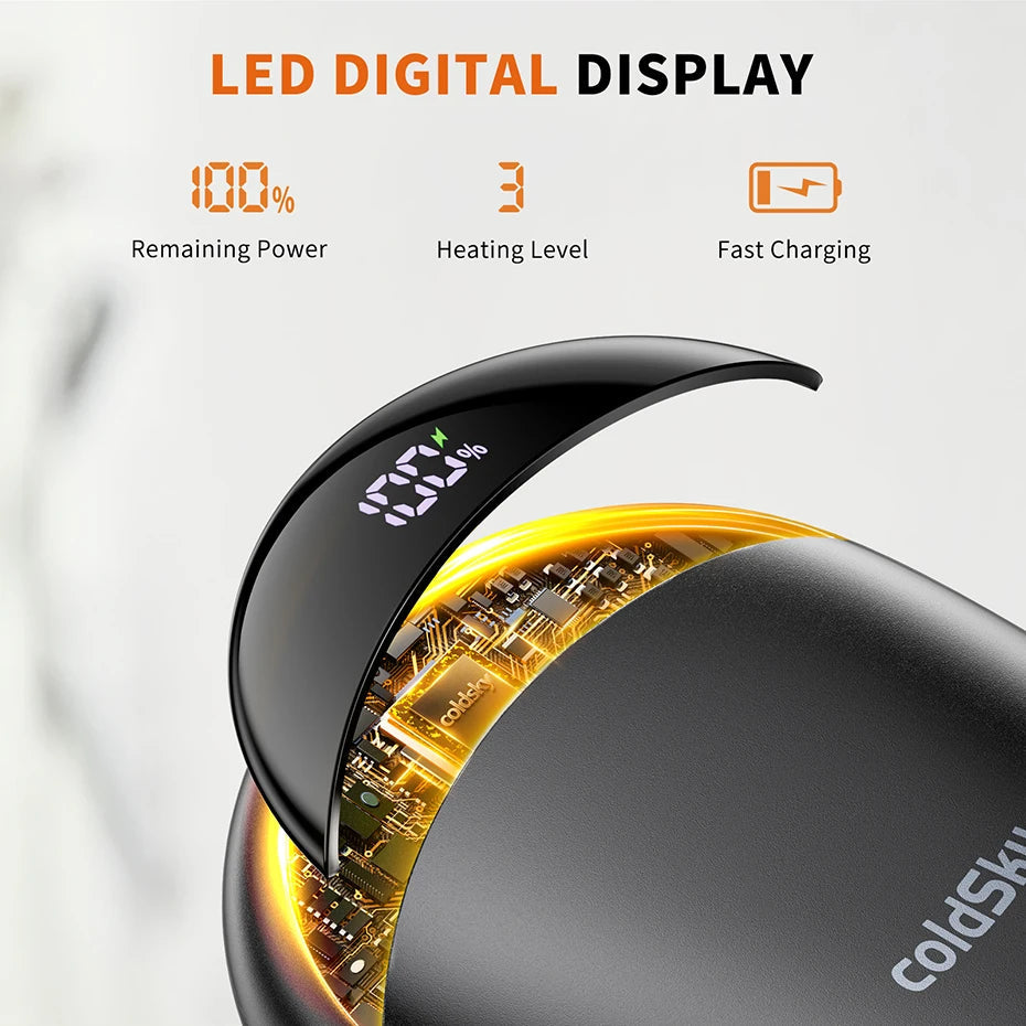 🔥 Rechargeable Hand Warmers 2-Pack – Magnetic Electric Pocket Heater SmartPursue™