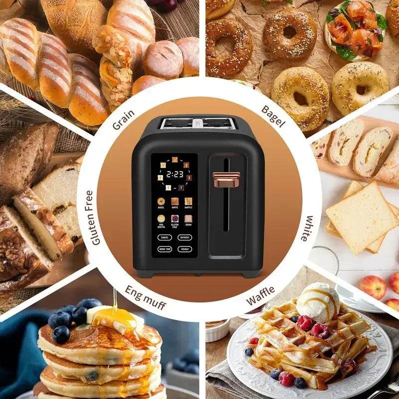 2-Slice Smart Toaster with LCD Display - SmartPursue™