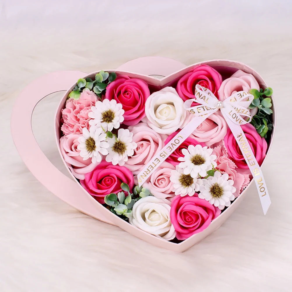 13Pcs Heart Shape Rose Gift Box Fusion Gifts