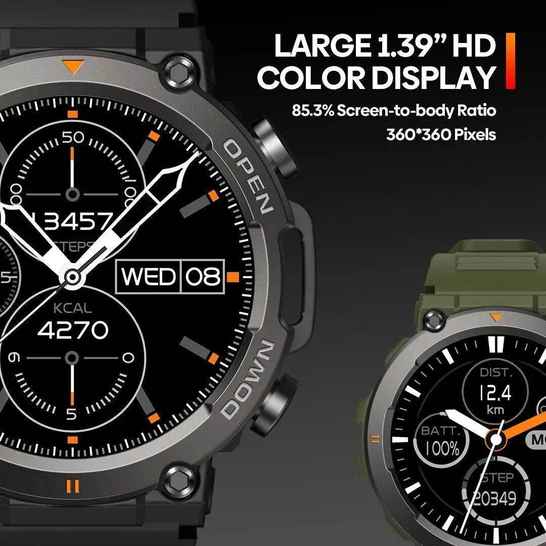 Rugged Fitness Sports Smartwatch for Men - SmartPursue™