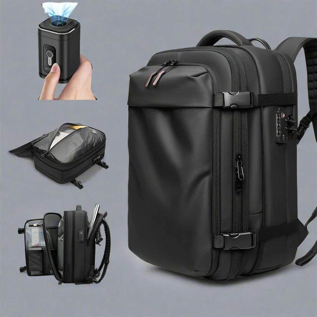 Airbag Backpack Vacuum – Large Capacity Travel Backpack - SmartPursue™