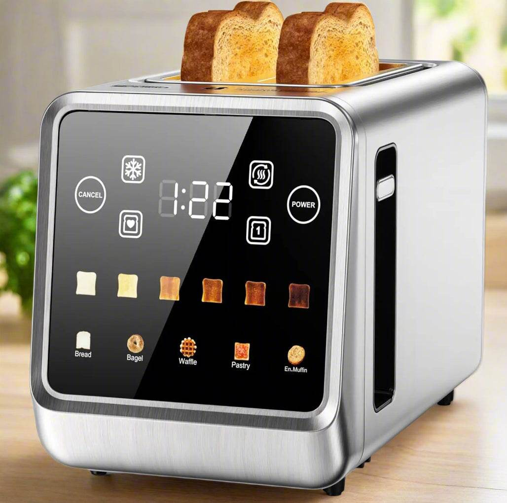 Stainless Steel Smart Digital Toaster - SmartPursue™