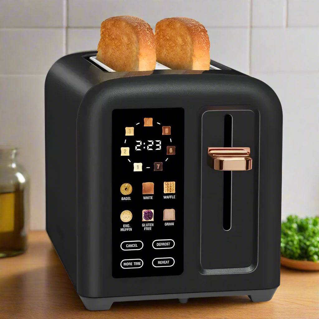 2-Slice Smart Toaster with LCD Display - SmartPursue™