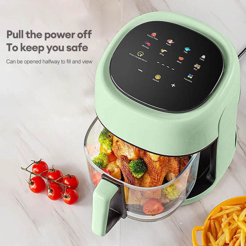 4.5L Smart Electric Air Fryer – Oil-Free 360° Convection Oven - SmartPursue™
